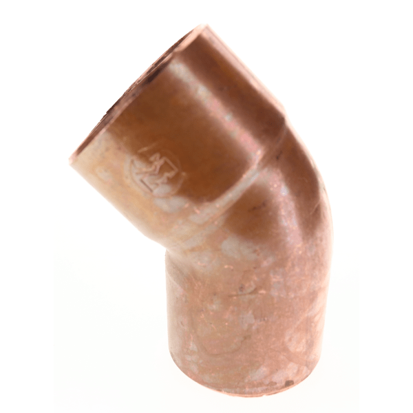 W 03359 2" Copper Sweat Fittings - 45 Degree Street Elbow Ftg x C
