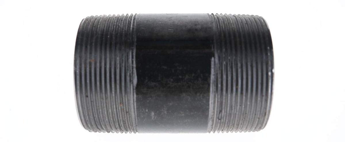 588-040 2" x 4" - Black Iron Nipple