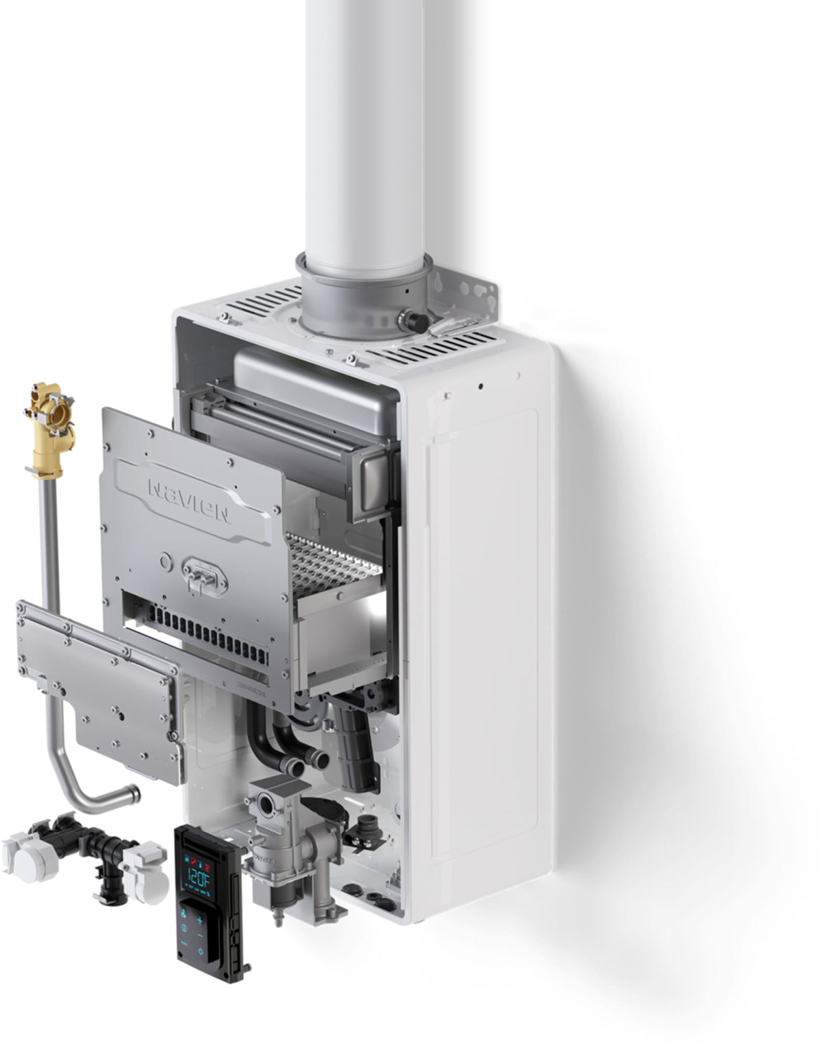 NPN-180U-LP Mid Efficiency Tankless Water Heater, 180,000 BTU, Indoor/Outdoor, Propane
