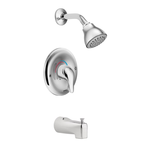 L2353EP Chateau Posi-Temp Single-Handle 1-Spray Tub and Shower Faucet with Valve in Chrome (Valve Included)