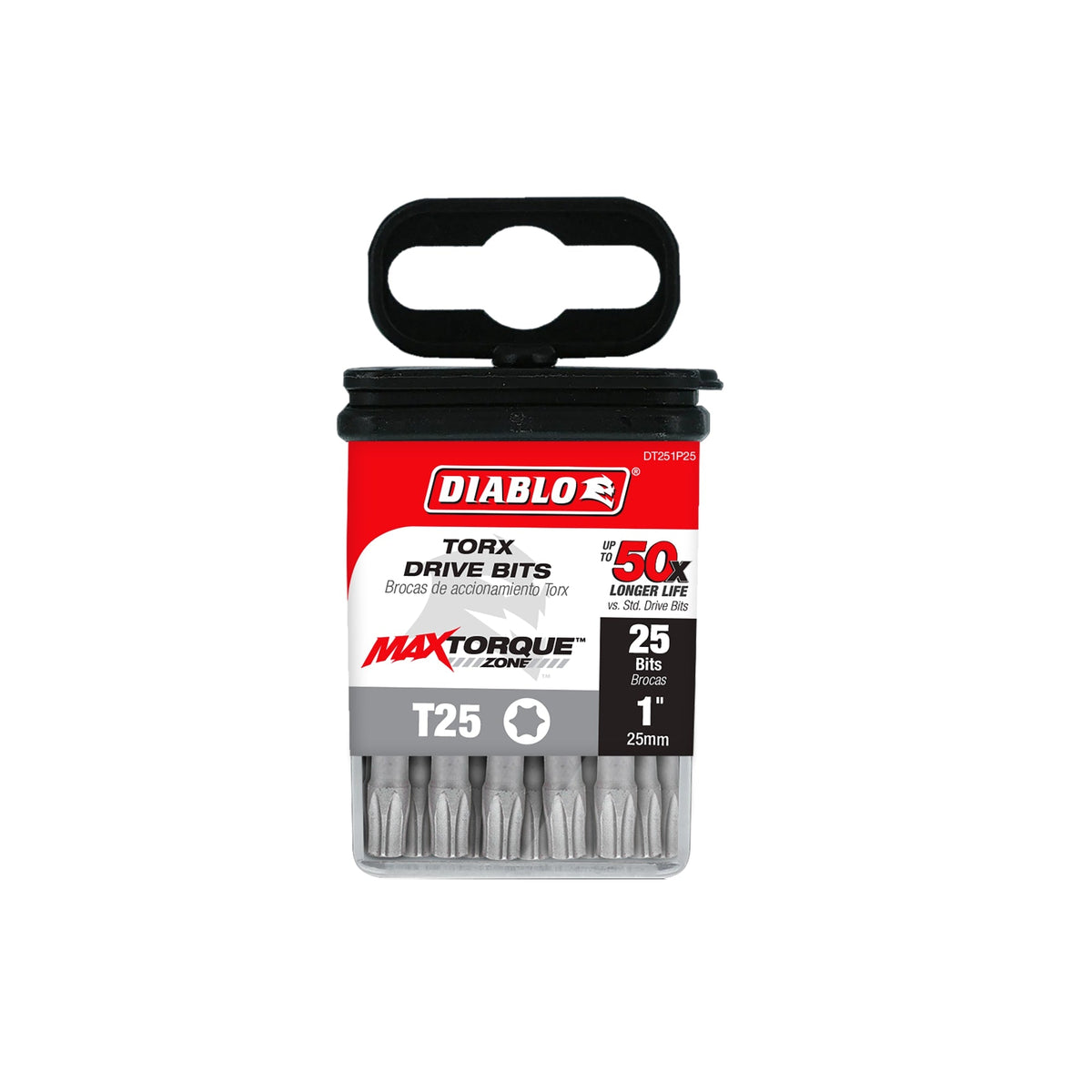 DT251P25 1" #25 Torx Drive Bits (25-Pack)