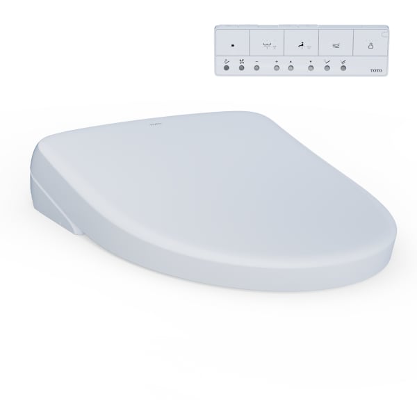 S7 WASHLET®+ Electronic Bidet Toilet Seat with EWATER+® Bowl and Wand Cleaning and Contemporary Lid, Elongated, Cotton White - SW4726AT40#01
