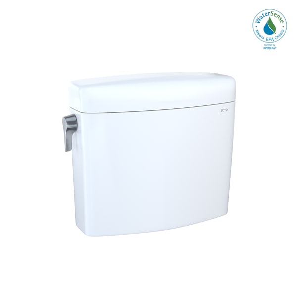 Aquia IV® Cube Dual Flush 1.28 and 0.9 GPF Toilet Tank Only with WASHLET®+ Auto Flush Compatibility, Cotton White - ST436EMNA#01