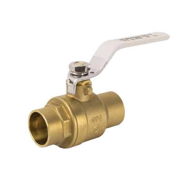 150-115G 1" Sweat - Full Port, 2 Piece, Solder Connectiopn, 600 WOG