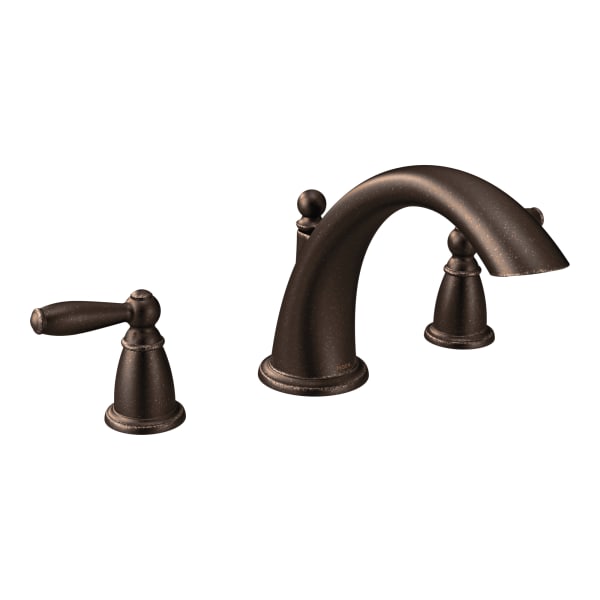 Brantford 2-Handle Deck-Mount Roman Tub Faucet Trim Kit in Oil Rubbed Bronze (Valve Sold Separately) T933ORB
