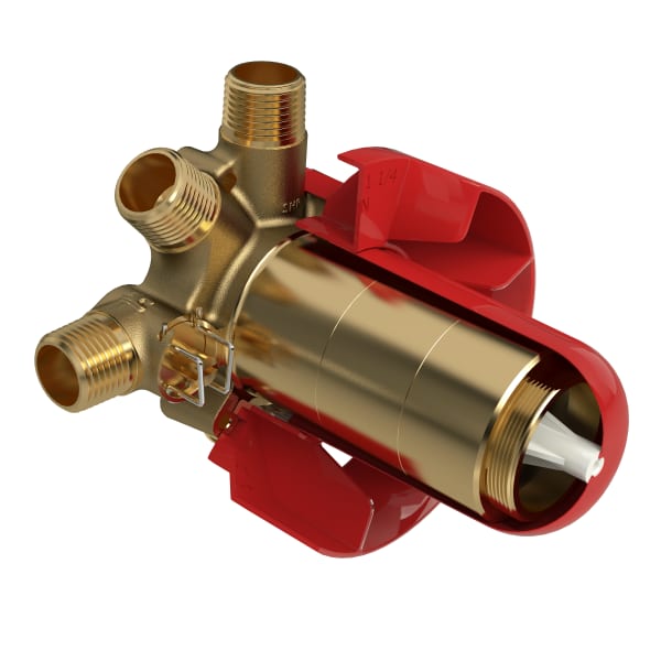 1/2" Therm & Pressure Balance Rough-In Valve With up to 5 Functions - NPT or Sweat Connection