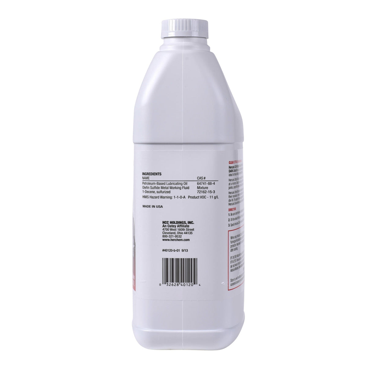 40120 Gallon Cutting Oil - Clear