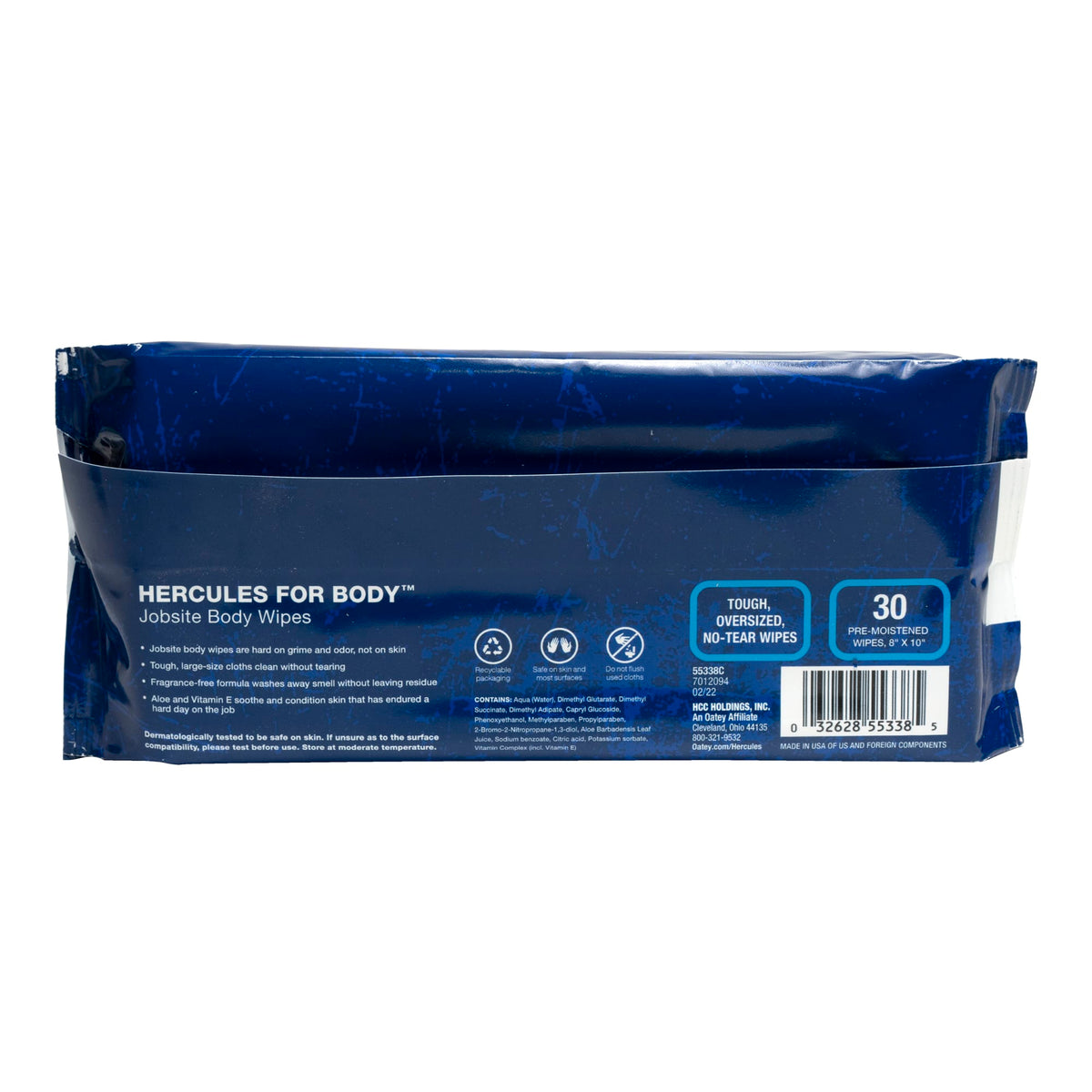 55338C For Body™ Jobsite Wipes 30-Pack