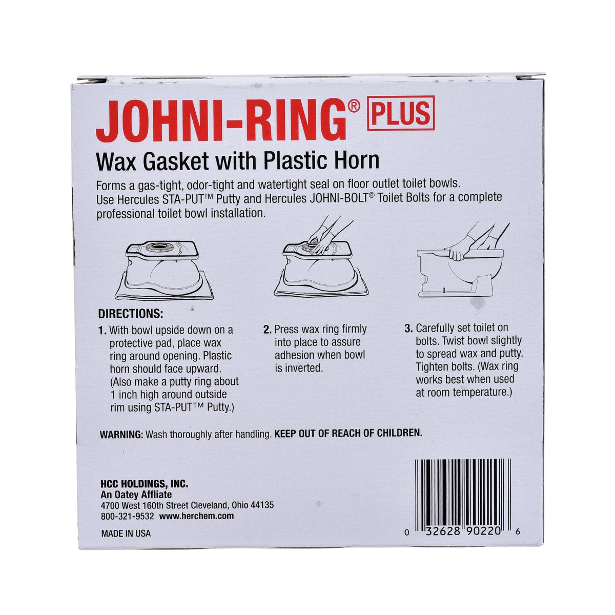 90220 3 in. or 4 in. Johni-Ring® Standard Size with Plastic Horn