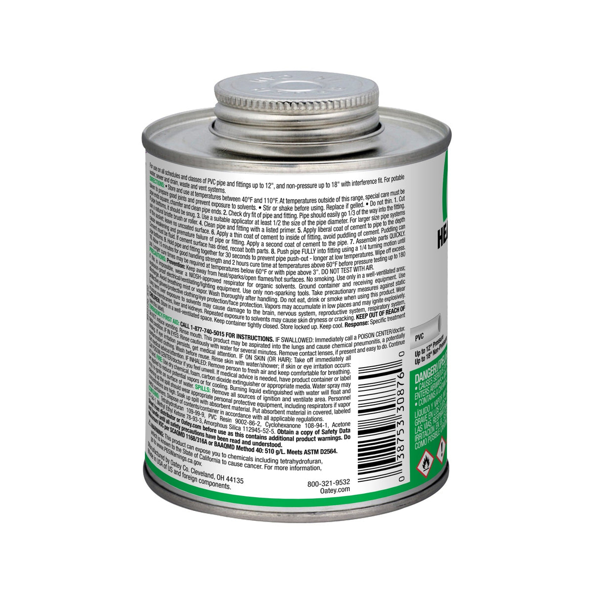 30876 16 oz. PVC Heavy Duty Clear Cement