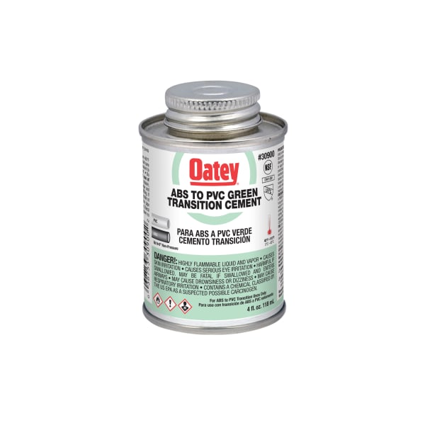 30900 4 oz. ABS To PVC Transition Green Cement