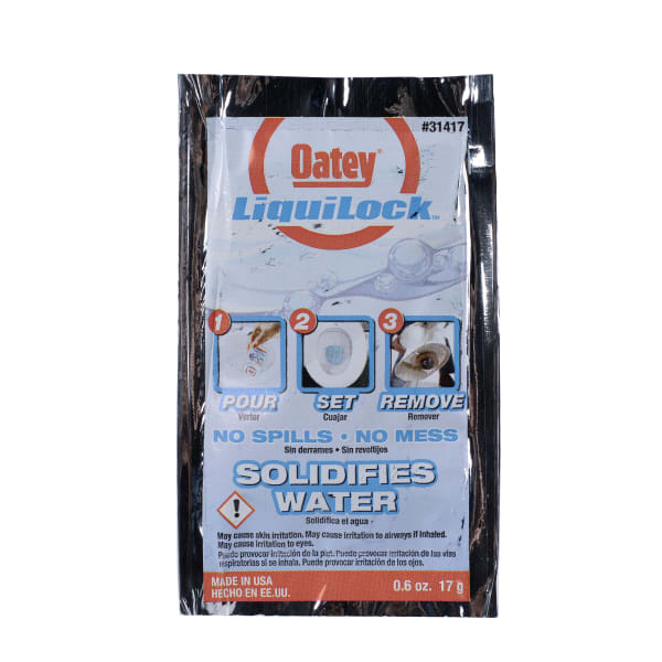 31417 0.6 oz. Liquilock Gel for Toilet Removal - 50 Pack