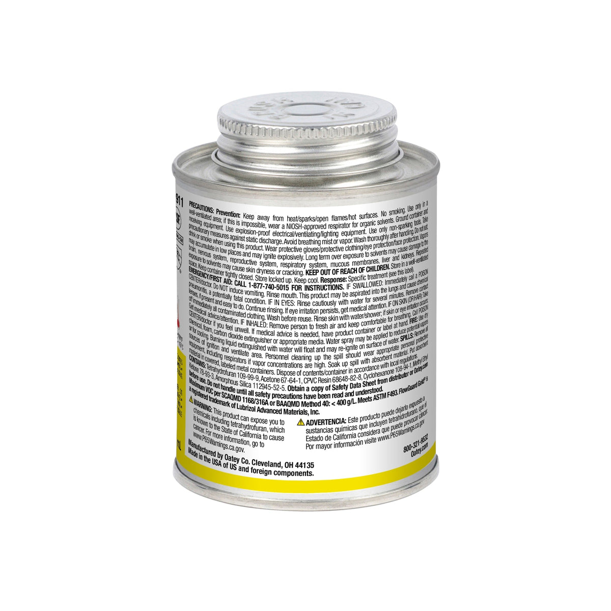 31911 8 oz. CPVC All Weather FlowGuard Gold® 1-Step Yellow Cement