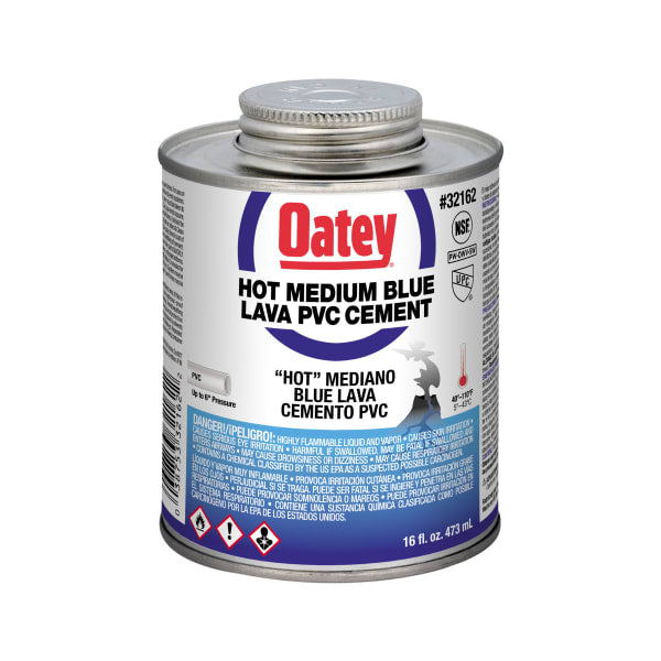 32162 16 oz. PVC Blue Lava Hot Cement