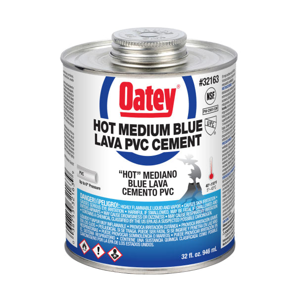 32163 32 oz. PVC Blue Lava Hot Cement