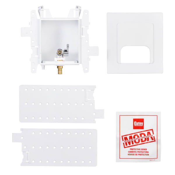 37899 MODA® 1-Valve F1807 PEX (Brass) Toilet and Dishwasher Supply Box - Standard Pack