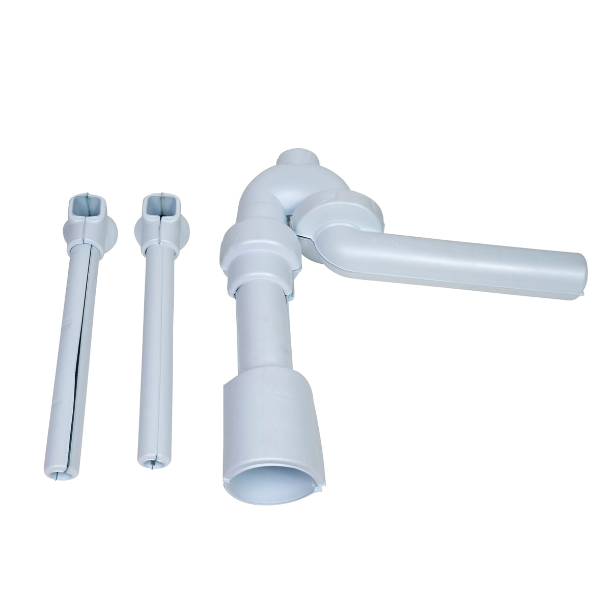 ADA101 Safety Series Brass & Plastic P-Trap Full Cover Kit - Straight Grid Drain, Two Supply Line and Valve Covers