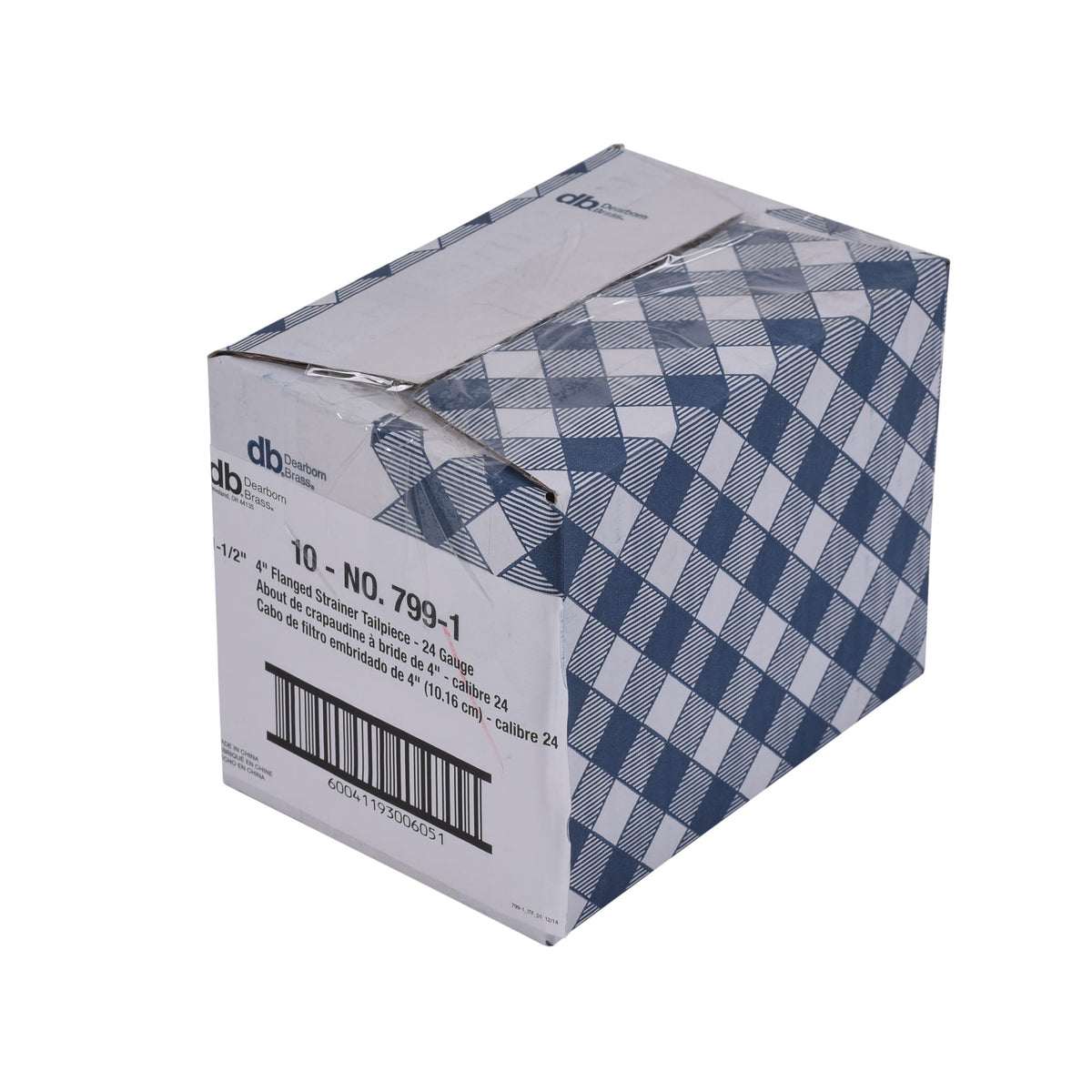 799-1 1-1/2" x 4" Flanged Strainer Tailpiece - Budget Ga.