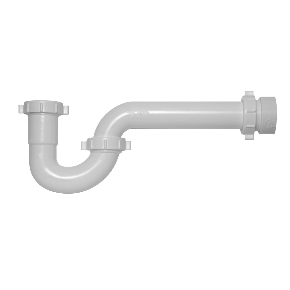 P9704BG 1-1/2 in. P-Trap w/ Threaded PVC Adapter, Bagged