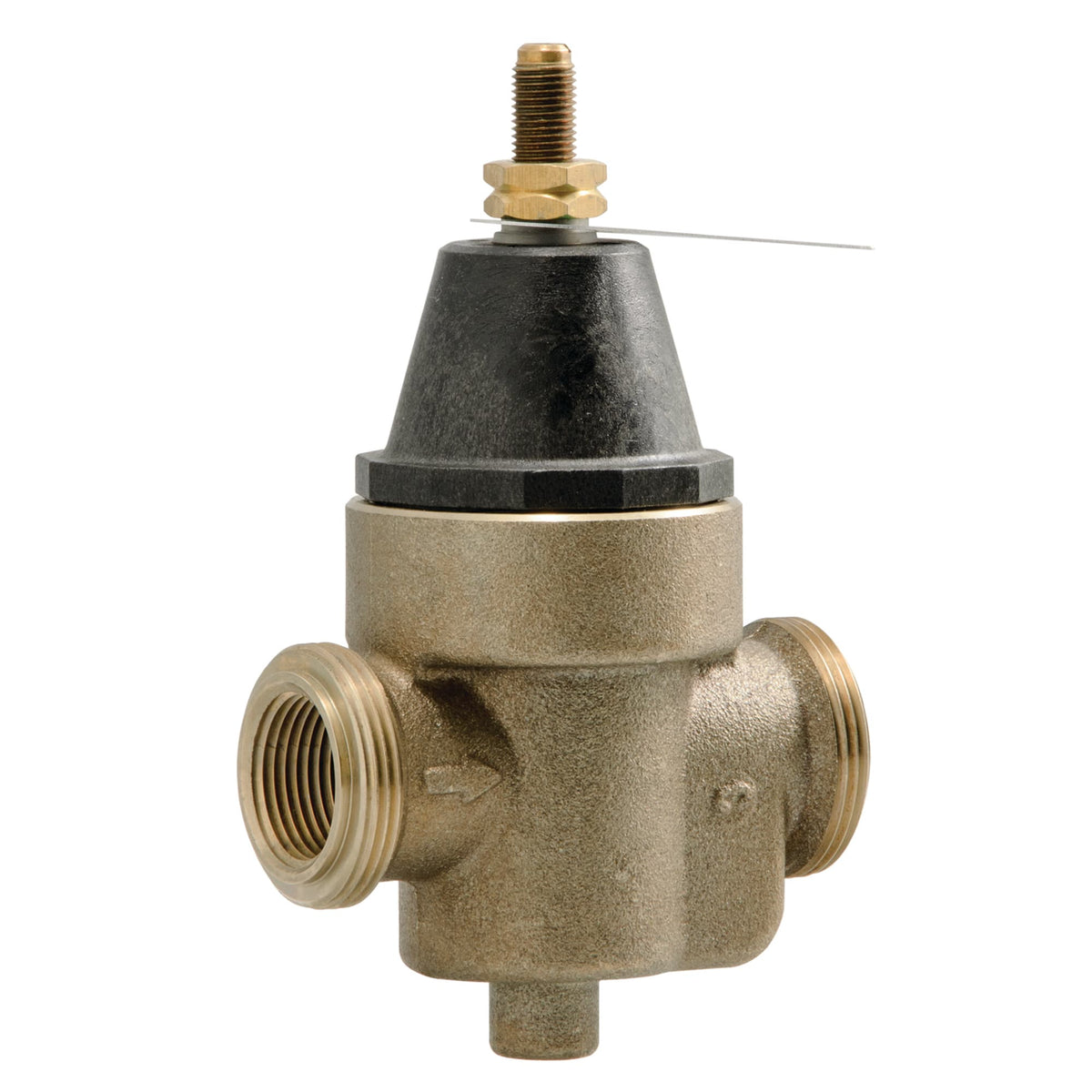 0009489 1" Lead Free Water Pressure Reducing Valve, NPT Female x NPT Female, Elastomer Disc, Max Work 400 psi, Adjust 25-75 psi