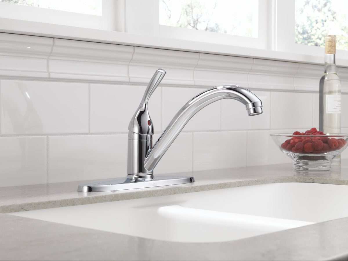 100 Series Single Handle Kitchen Faucet Chrome 100-DST