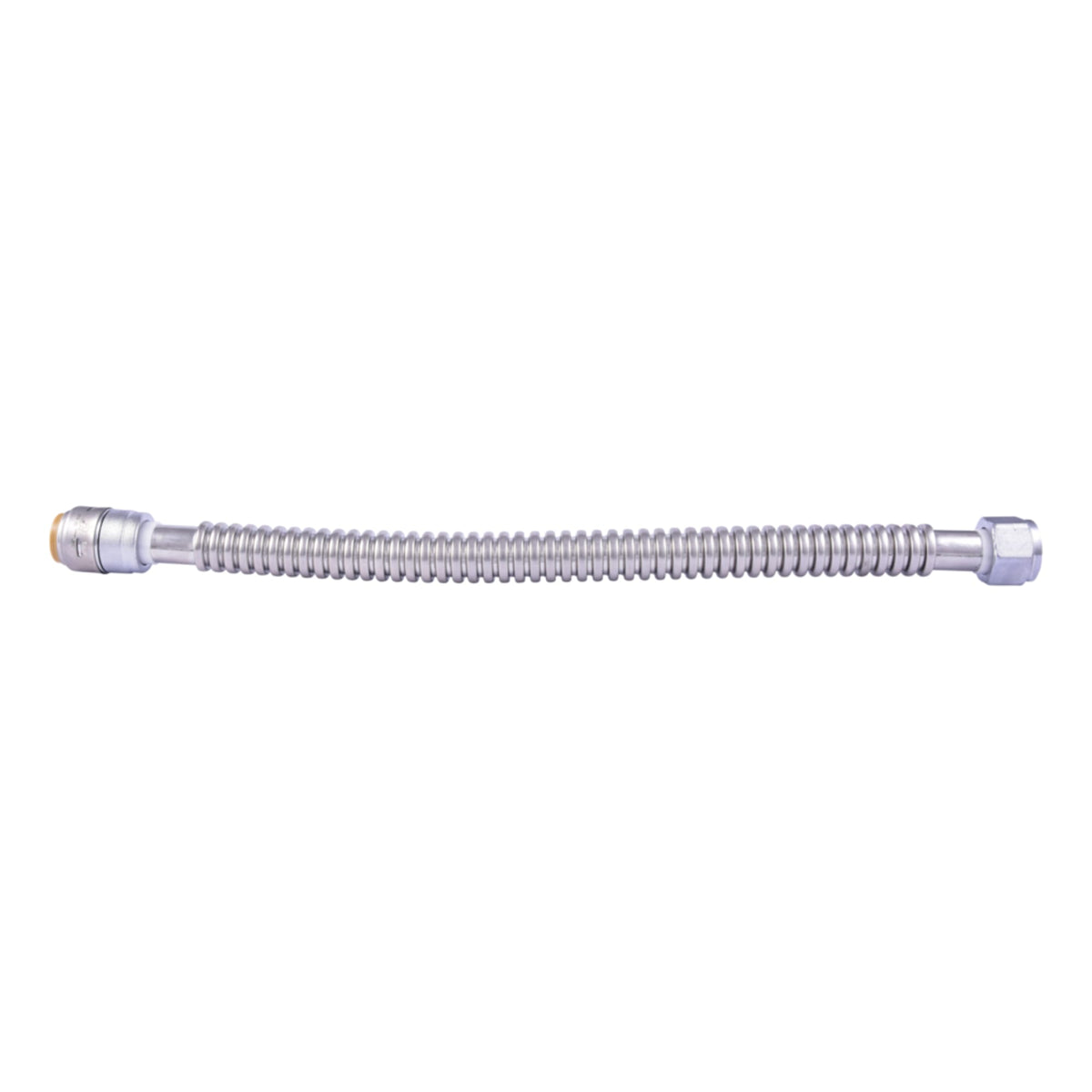 URSS3088FX18 3/4" x 3/4" x 18" Max Corrugated Water Softener Connector - (PTC x FIP)