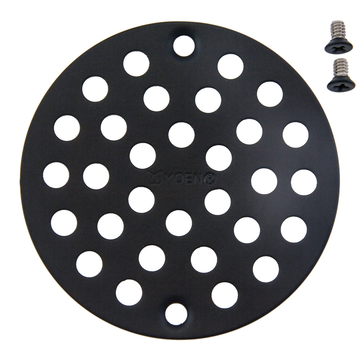102763WR 4 in. Shower Drain Cover for 3-3/8" Opening in Wrought Iron