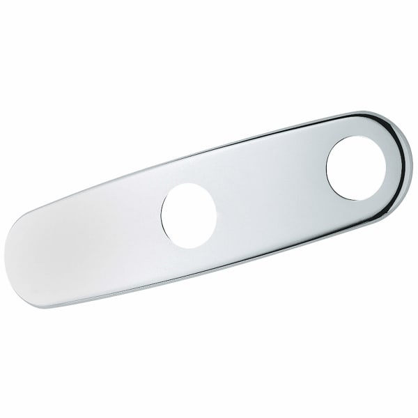 07555000 10" Two-Hole Escutcheon in CHROME