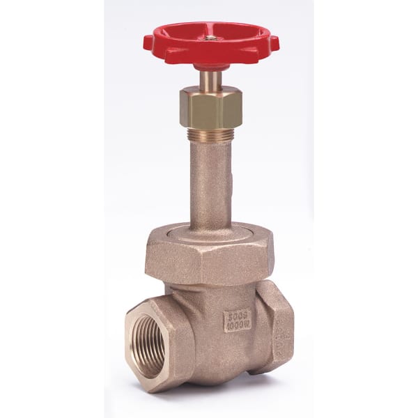 1182-112 1-1/2" - FIP x FIP - Bronze Gate Valve - 300 SWP - 1000 WOG, Non-Rising Stem, Cu-Ni Seat, Solid Wedge Disc