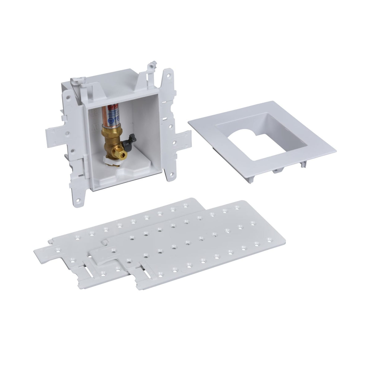 37689 MODA® 1-Valve F1807 PEX (Brass) Ice Maker Supply Box with Hammer Arrestor - Standard Pack