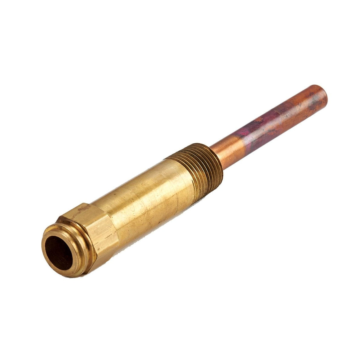 123869A/U Copper Well Assembly, 1/2 in NPT, 3 in Insertion, 1-1/2 in Insulation
