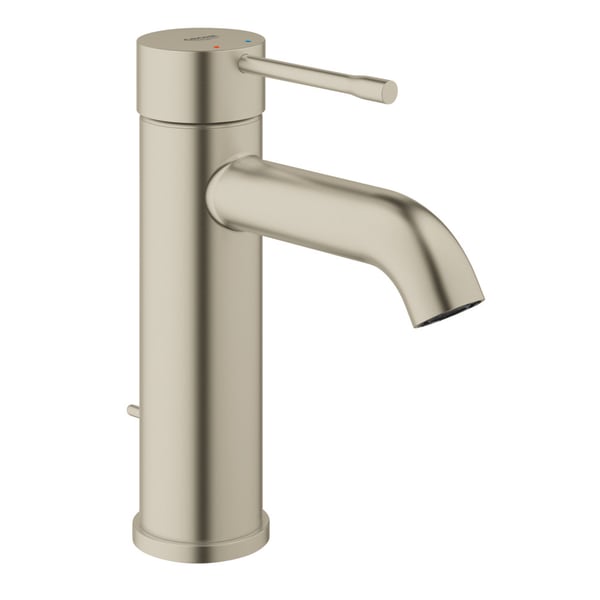 Single Hole Single-Handle S-Size Bathroom Faucet 1.2 GPM in BRUSHED NICKEL 23592ENA