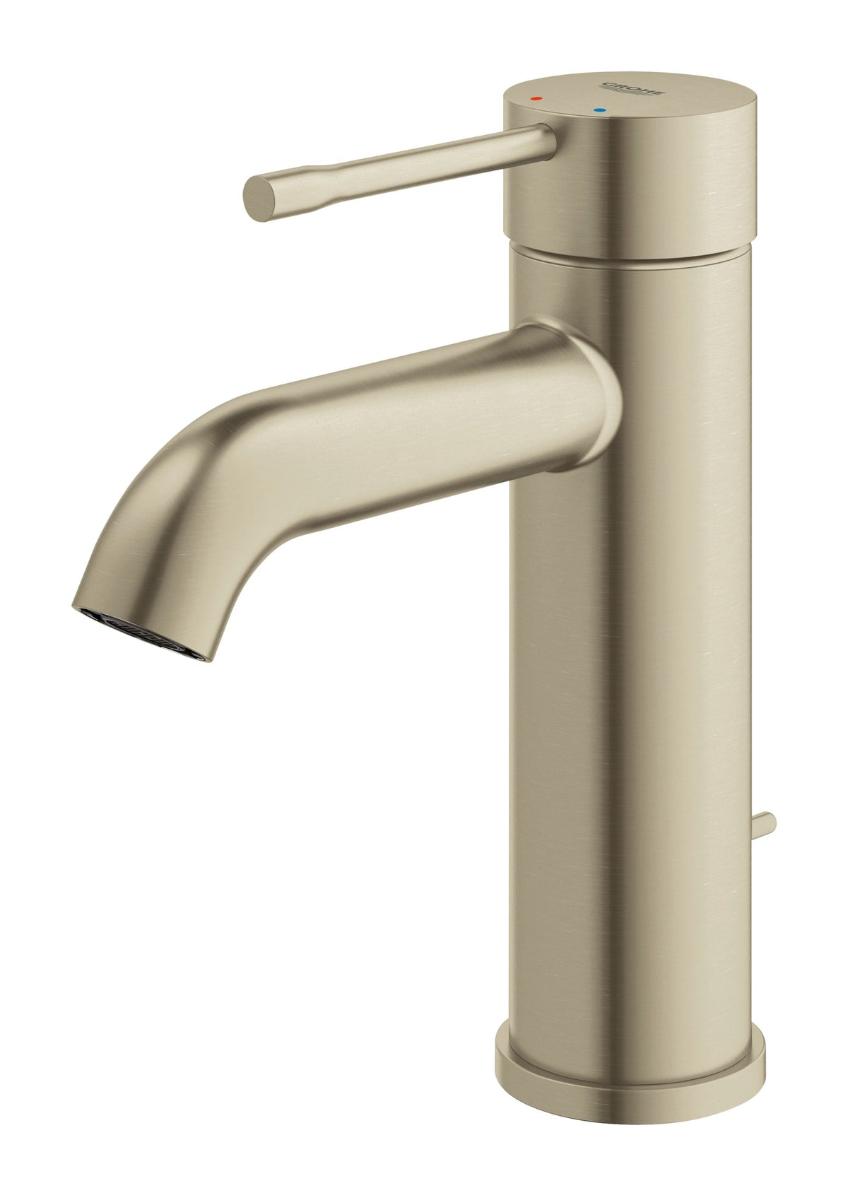 Single Hole Single-Handle S-Size Bathroom Faucet 1.2 GPM in BRUSHED NICKEL 23592ENA