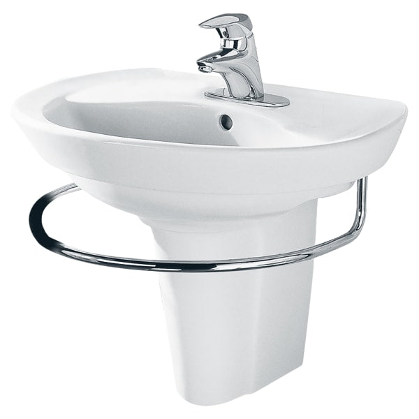 0268001.020 Ravenna® Center Hole Only Pedestal Sink Top White