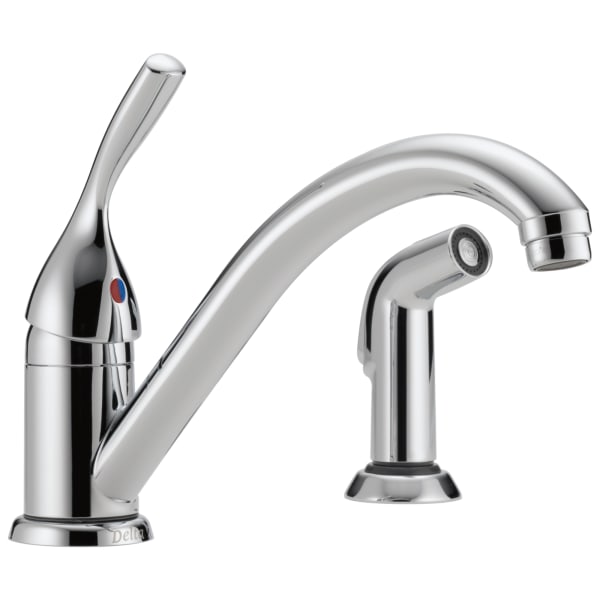 175-DST 100 Series Single Handle Kitchen Faucet with Spray Chrome