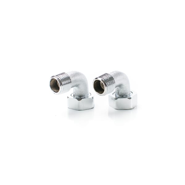 1793 Chrome Brass Bathcock Coupler/ One Pair
