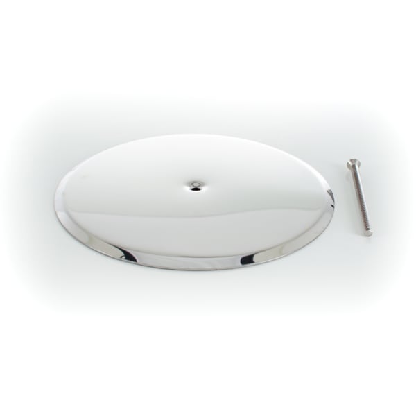 1845 8" Cover Plate w/Bolt, Stainless Steel