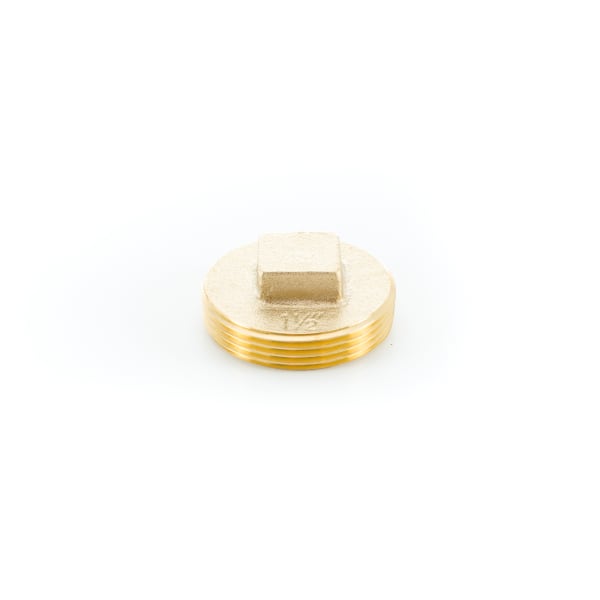 1846 1-1/2" SO CD Brass Clean Out Plug RH
