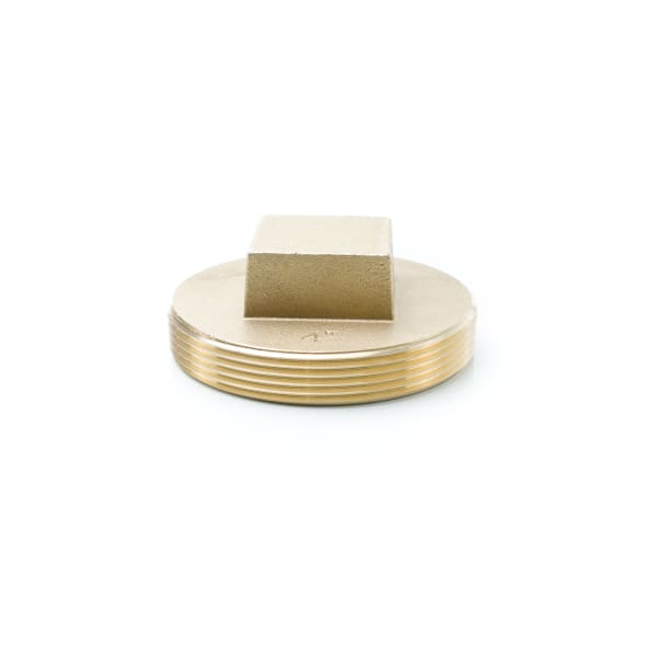 1863 4" UPC Brass Clean Out Plug - RH