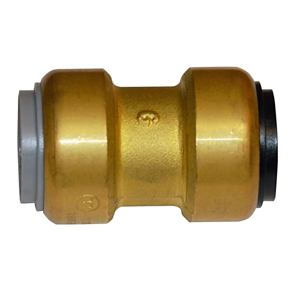 10155455 3/4" Polybutylene Coupling with Stop - Push