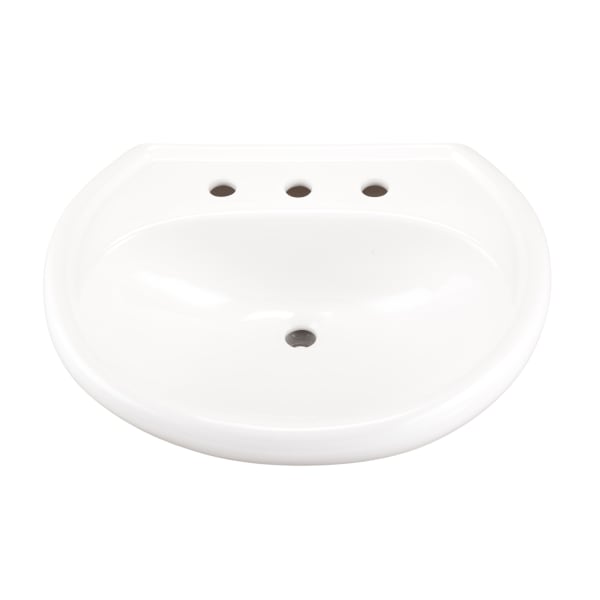 G0012518 Maxwell Ped Top 25.2"X20.5" 8"CC White