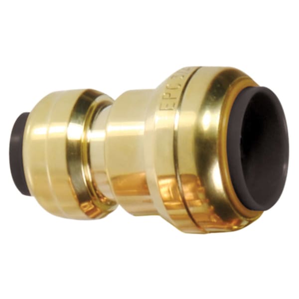 10155460 1" x 3/4" Reducing Coupling with Stop - Push