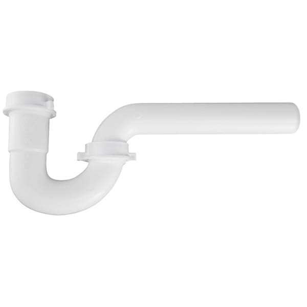 230-0105101 1-1/4" PVC P-Trap Less Adapter, White