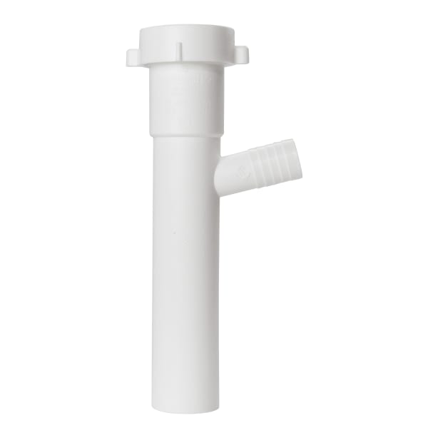1-1/2" x 8" Slip Joint Dishwasher Tailpiece PVC 230-55060825