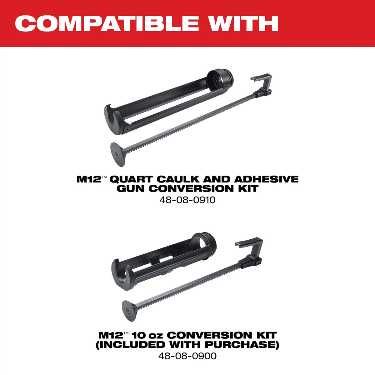 2441-20 M12™ 10oz. Caulk and Adhesive Gun