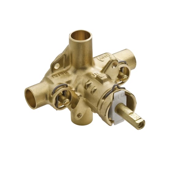 62370 M-Pact Posi-Temp Valve, 1/2 In. Connection, 1/4 Turn Stops, 12 Per Case