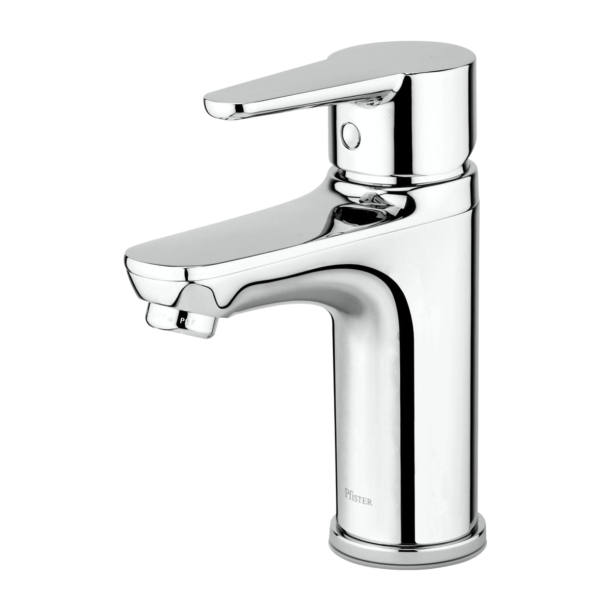 LG142-0600 Pfirst Modern Single Control Bathroom Faucet in Polished Chrome