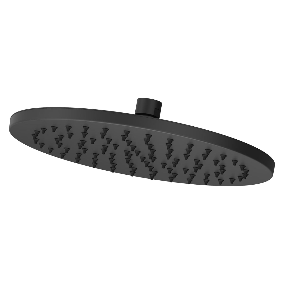 USH-03SHWB Modern Round 10" Raincan Showerhead in Matte Black