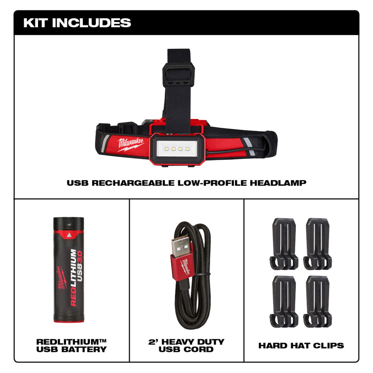 2115-21 USB Rechargeable Low-Profile Headlamp