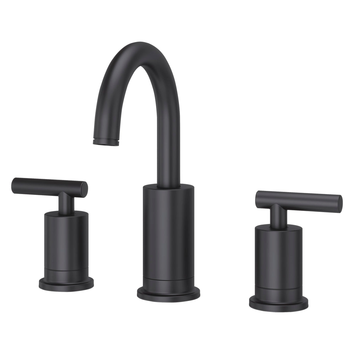 LG49NCPB Contempra 8" Widespread Bathroom Faucet in Matte Black
